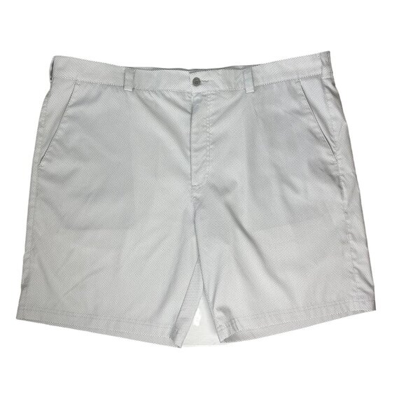 PGA Tour Mens Golf Shorts Gray White Geometric Pattern Size 42 - Picture 1 of 10